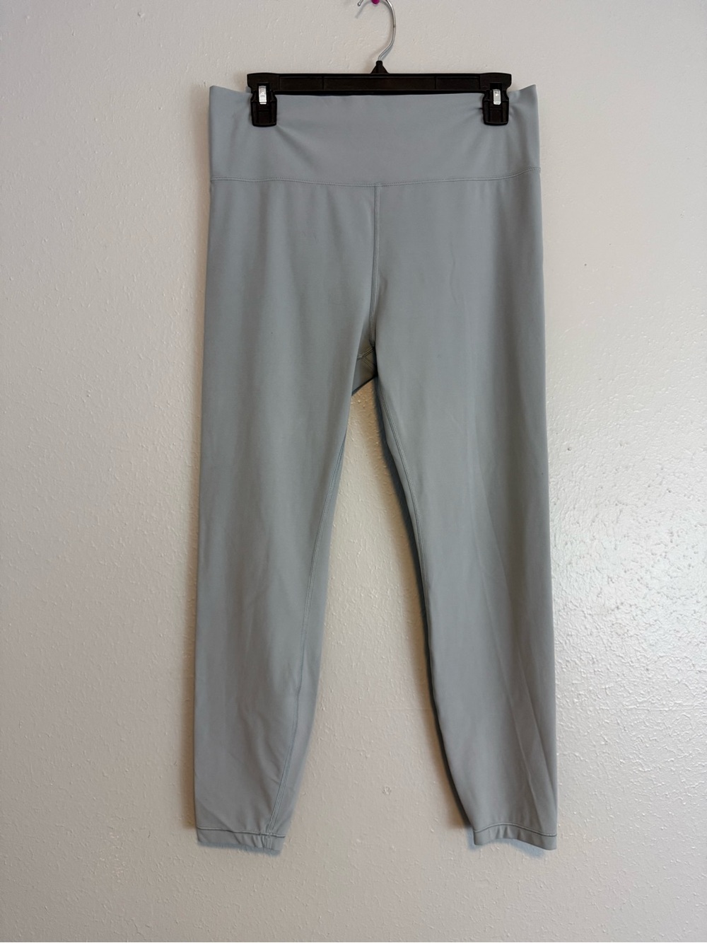 Vuori Gray Blue High Rise Leggings Size XL Cropped